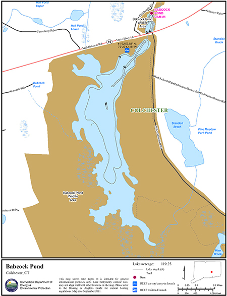 Babcock Pond Map