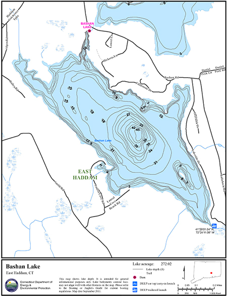 Bashan Lake Map