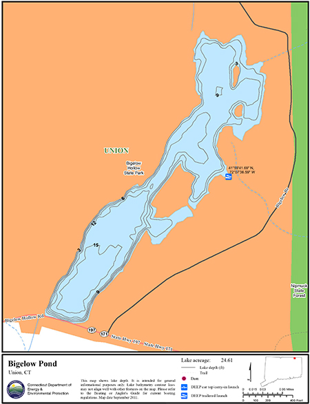 Bigelow Pond Map