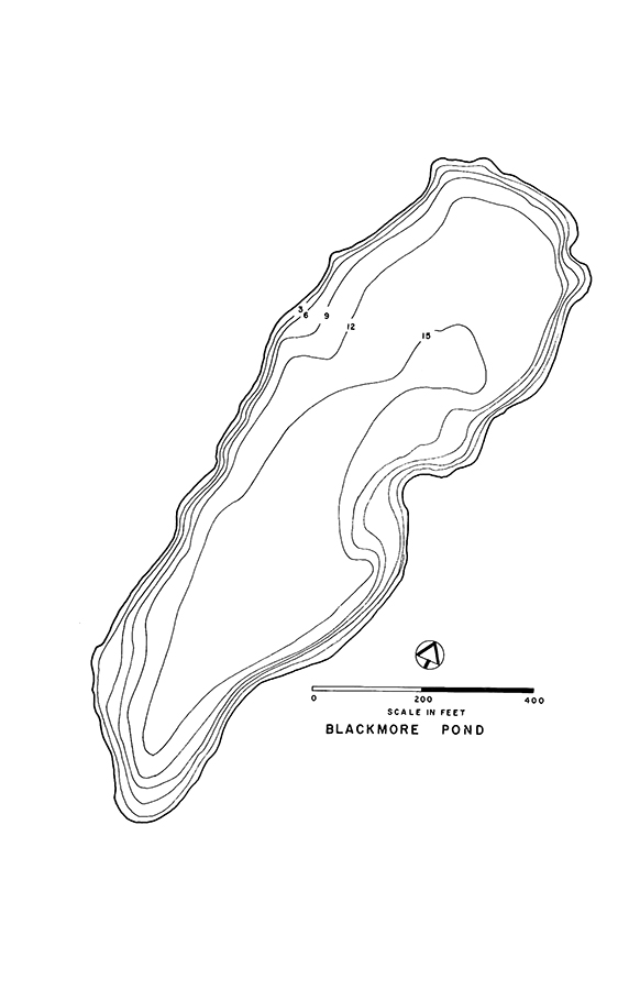 Blackmore Pond Lake Map
