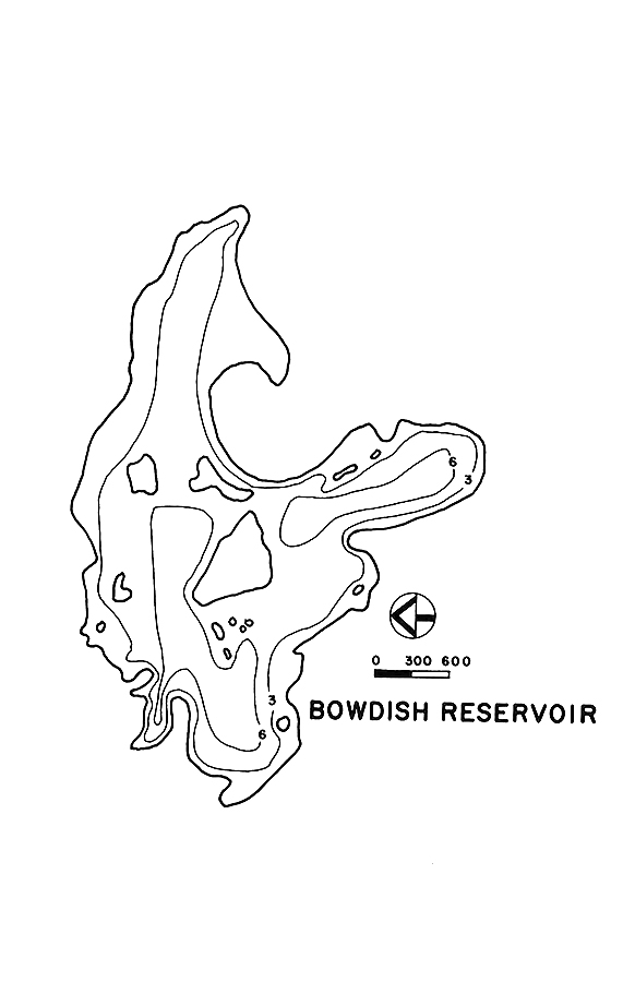 Bowdish Reservoir Map