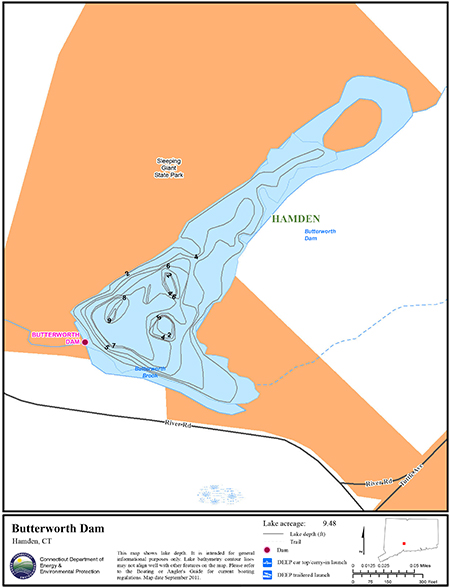 Butterworth Dam Map