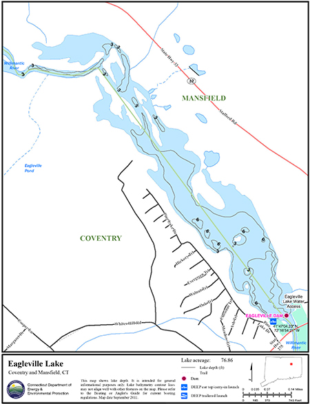 Eagleville Lake Map