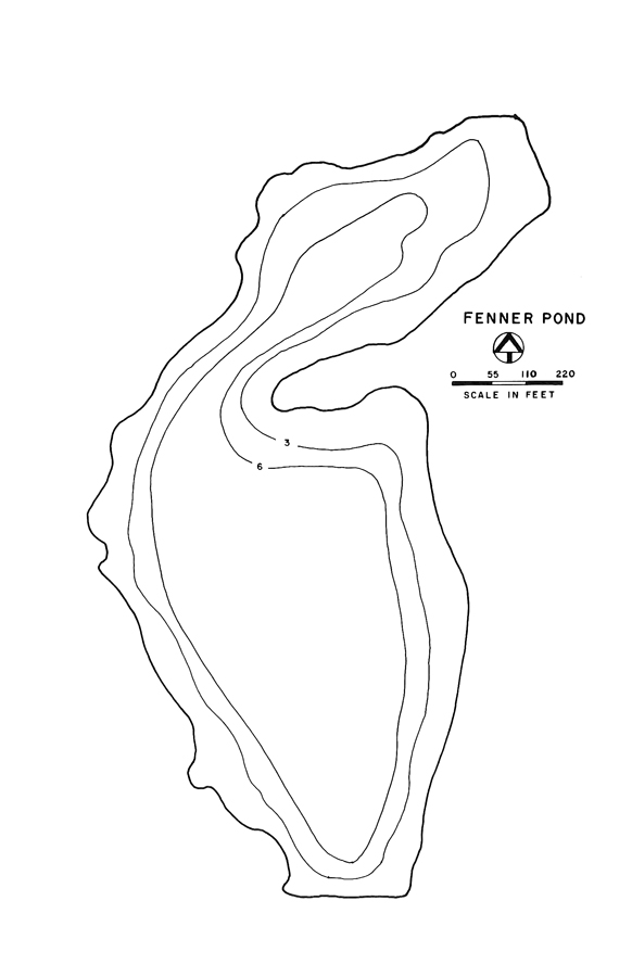 Fenner Pond Lake Map