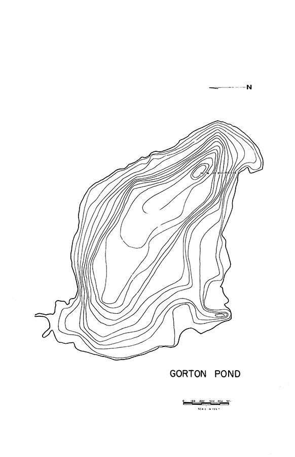 Gorton Pond Lake Map