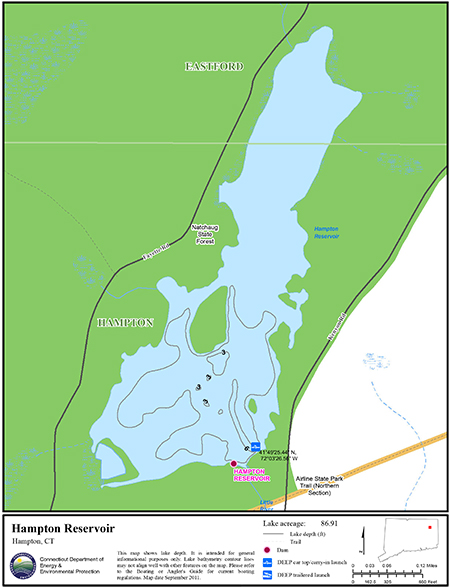 Hampton Reservoir Map