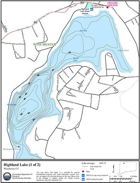 Highland Lake Map
