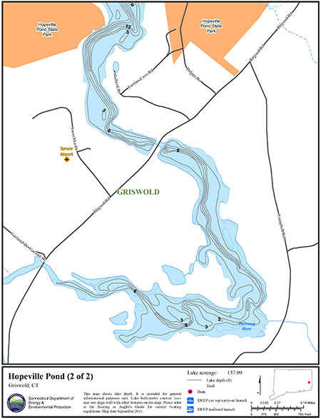 Hopeville Pond Map
