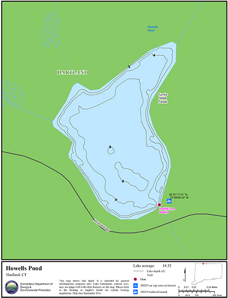 Howells Pond Map