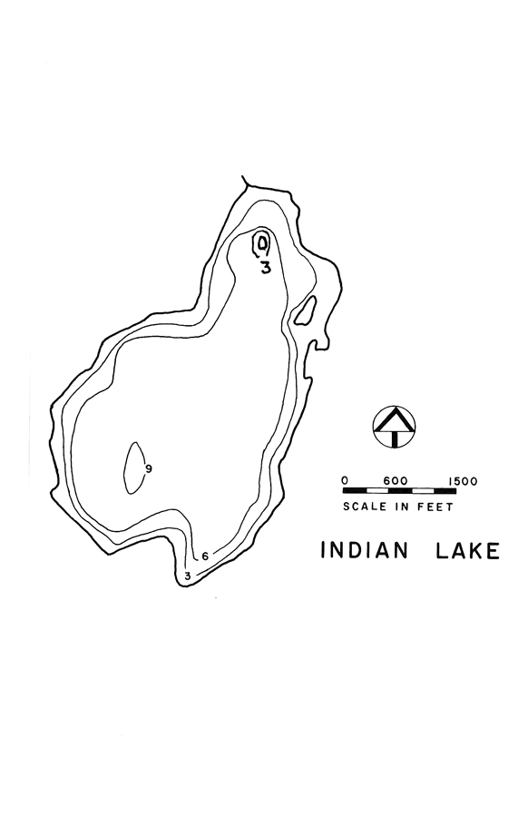 Indian Lake Map