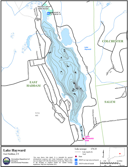 Lake Hayward Map
