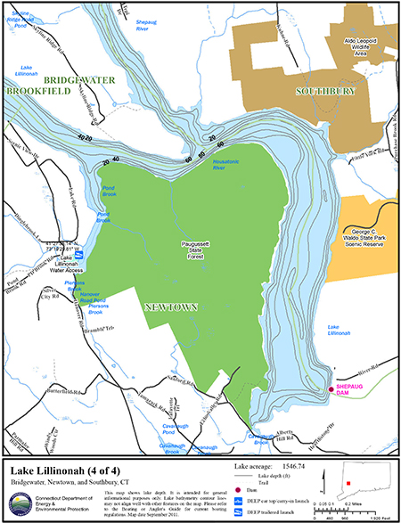 Lake Lillinonah Map