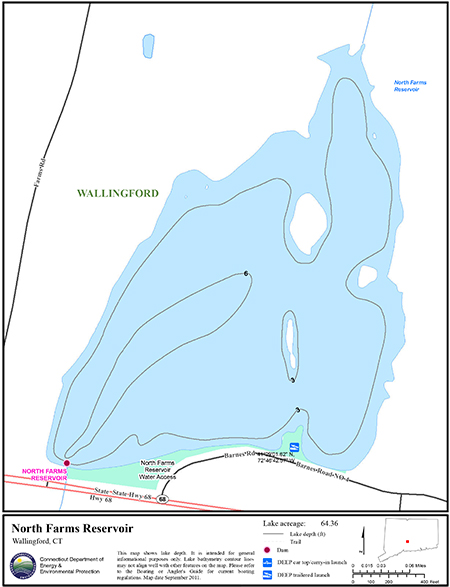 North Farms Reservoir Map