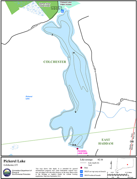 Pickerel Lake Map