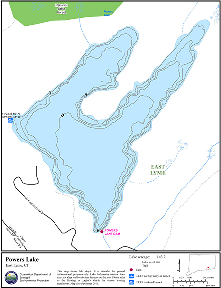 Powers Lake Map