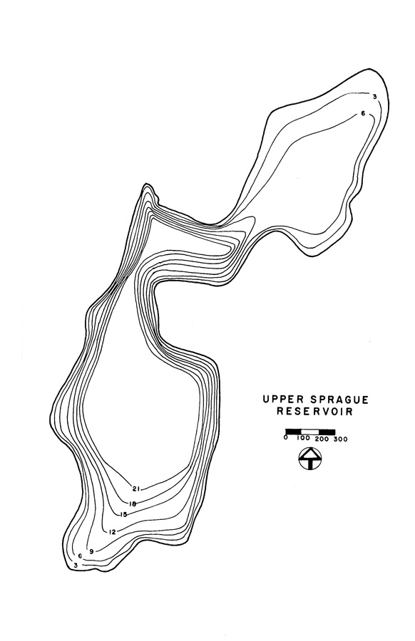 Upper Sprague Reservoir Map