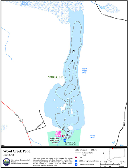 Wood Creek Pond Map