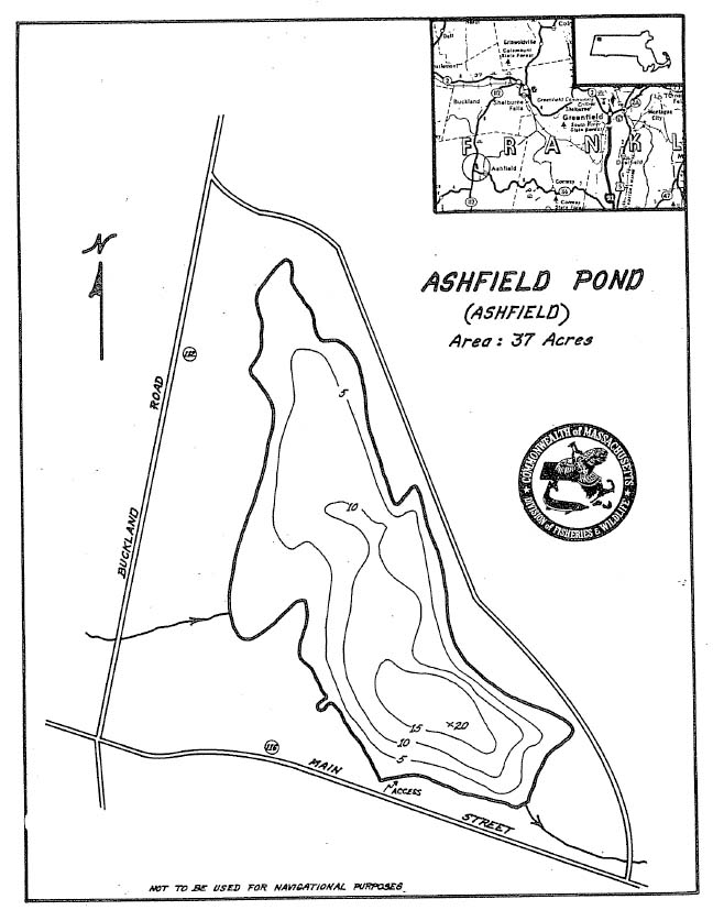 Ashfield Pond Map