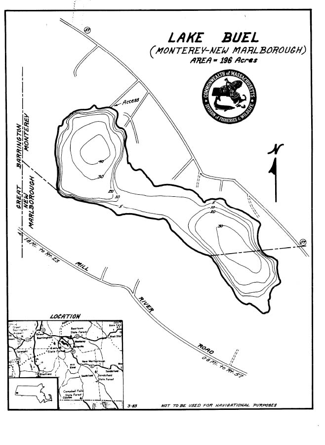 Lake Buel Map