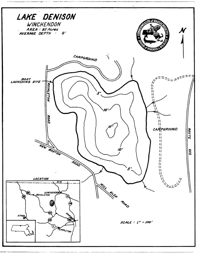 Lake Denison Map