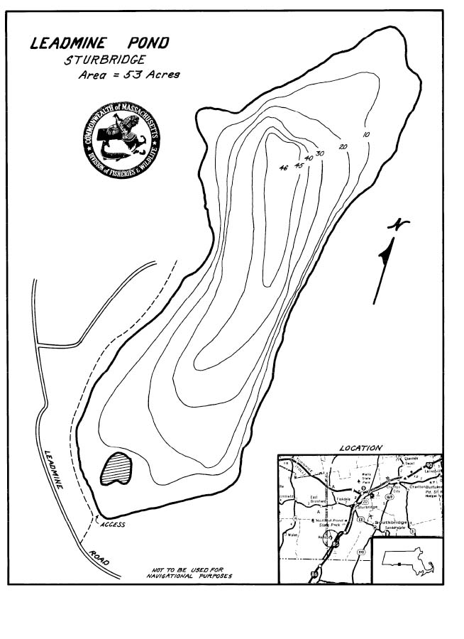 Leadmine Pond Map