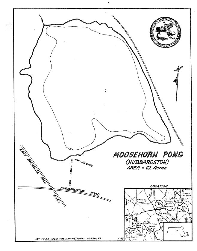 Moosehorn Pond Map