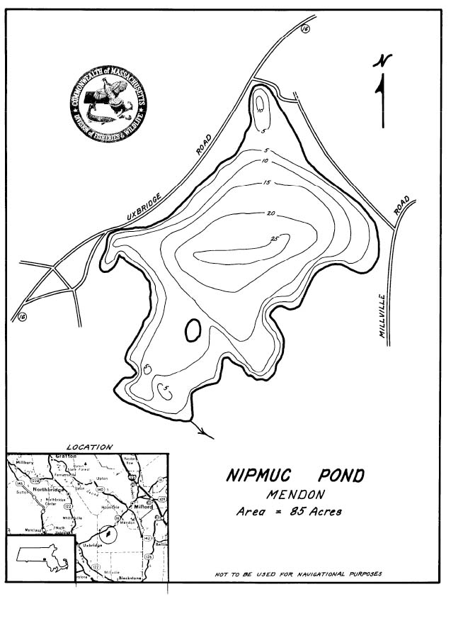 Nipmuc Pond Map