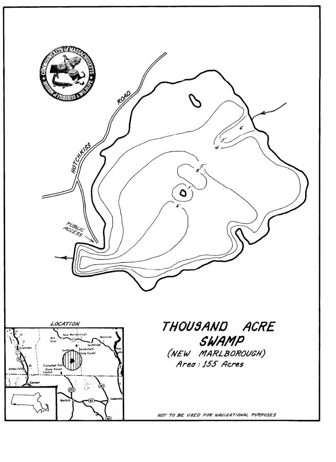 Thousand Acre Swamp Map