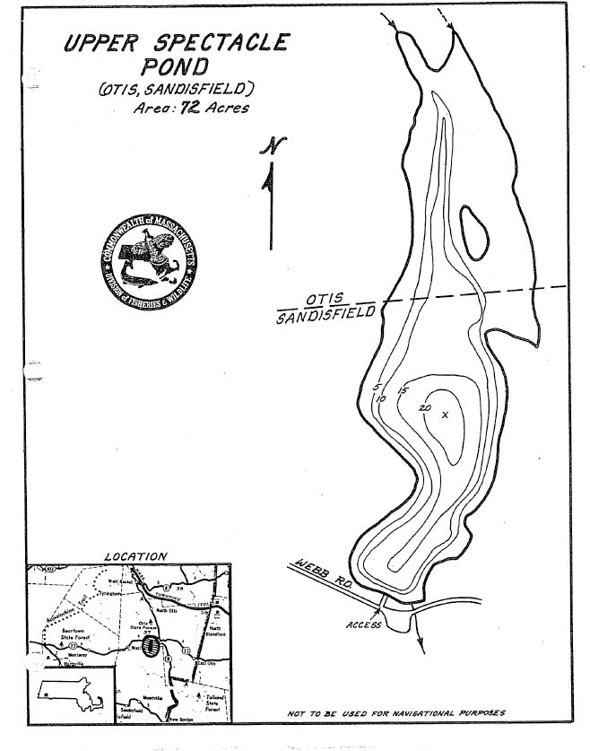 Upper Spectacle Pond Map