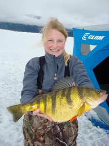 Tia Weise World Record Yellow Perch