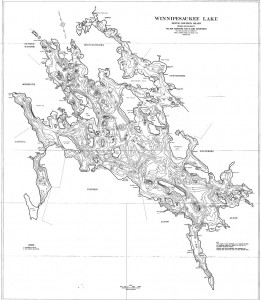 Lake maps are a crucial tool when fishing deep clear northern lakes for bass